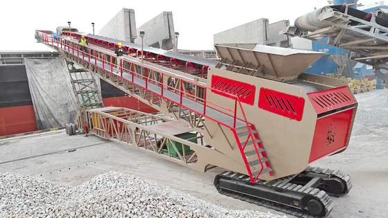 B1400mm mobile shiploader